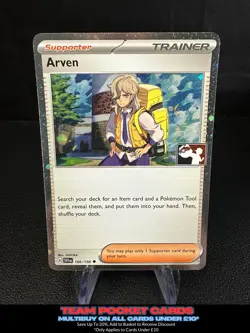 Arven 166/198, Play! Prize Pack Cosmos, Pokemon, NM - Image 1