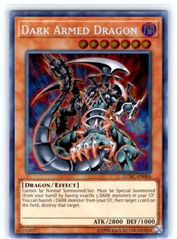 Dark Armed Dragon Secret Rare Unlimited LCKC-EN068 NM - Image 1