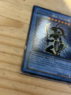 Yu-Gi-Oh Black Luster Soldier SYE-024 Unlimited Edition Holo LP See Pictures - Image 2