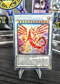 Yu-Gi-Oh! Crimson Dragon RA04-EN061 Prismatic Collectors Rare - Image 1