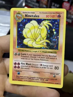 #2 Ninetales 12/102 SHADOWLESS Base Set 1999 Holo Rare WOTC Pokemon Card TCG - Image 3