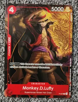 One Piece Monkey.D.Luffy P-007 Tournament Promotion Cards NM Free Shipping - Image 1