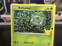 Bulbasaur #1/25 - McDonald's 25th Anniversary Promo - Holo Pokemon Card - Image 2