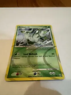 Pokemon TCG Arceus Lv.100 AR2 Platinum Holo Rare Card NM Condition - Image 1
