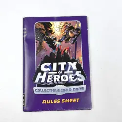2005 CITY OF HEROES Collectible Card Game 36 Card Lot w/ Instructions - Image 2