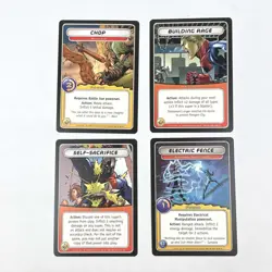 2005 CITY OF HEROES Collectible Card Game 36 Card Lot w/ Instructions - Image 4
