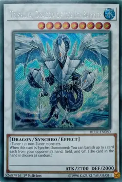BLLR-EN060 TRISHULA DRAGON OF THE ICE BARRIER SECRET RARE 1ST ED YuGiOh CARD - Image 1