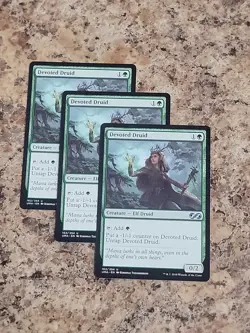 3x Devoted Druid - Mint Unplayed MTG Ultimate Masters Near Mint English NM - Image 1