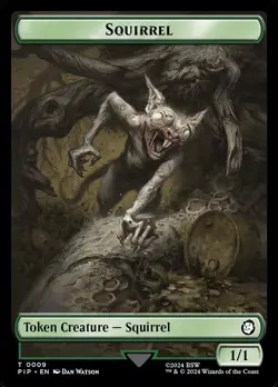 Squirrel - Non-Foil Token - Fallout Tokens - 9 | MTG Card - Image 1