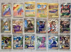 Pokemon TCG Card Lot of 18 - Trainers - Rainbow, Gold & Full Art - Image 1