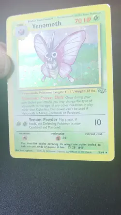 Venomoth 13/64 Holo Rare Jungle 1999 Pokemon Card WOTC *SAME DAY DISPATCH* - Image 2