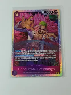 One Piece Card Donquixote Doflamingo OP10-071 Royal Blood Foil US - Image 1