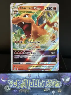 Pokemon Card Charizard VSTAR 018/172 Brilliant Stars STANDARD SIZE Near Mint - Image 1