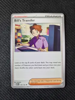 Bill's Transfer - 156/165 - Uncommon - Scarlet & Violet 151 - Pokemon Card - NM - Image 1