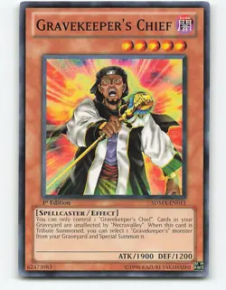 Gravekeeper's Chief #SDMA-EN011 1st Edition Yugioh Card - Image 1