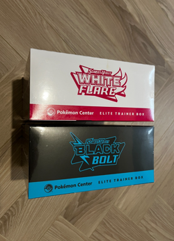 Sealed Pokemon Center Black Bolt White Flare Elite Trainer Box ETB English TCG - Image 5
