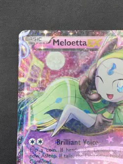 Meloetta EX RC11/RC25 Legendary Treasures Pokemon Card Radiant Collection - Image 2