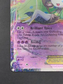 Meloetta EX RC11/RC25 Legendary Treasures Pokemon Card Radiant Collection - Image 4