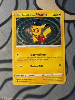 Special Delivery Pikachu SWSH074 SWSH: Sword & Shield Promo Cards Mint - Image 2