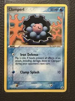 Clamperl 51/92 Common EX Legend Maker Pokemon Card 2006 Vintage - Image 1