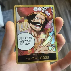 DON!! Card (Gol.D.Roger) (Gold) Carrying On His Will Foil - Image 1