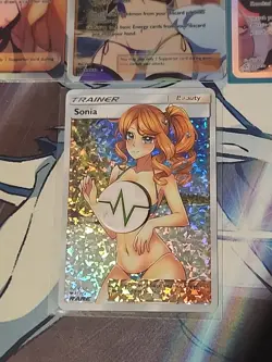 Custom Anime Pokemon Card Sexy Adult Waifu Trainer Sonia, Clara, Iono, Rosa - Image 2
