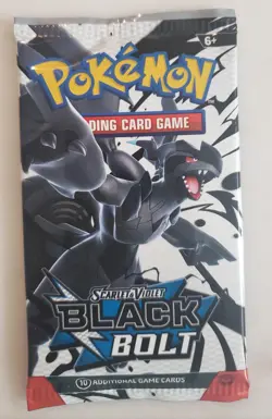 Pokemon Trading Cards - Black Bolt Packet of 10 - Image 1