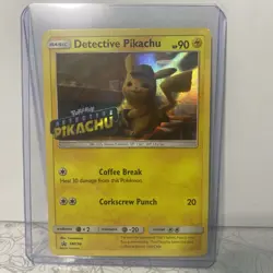 Pokemon TCG Detective Pikachu - (Stamped) SM190 Sm Holo Promo Near Mint Card - Image 1