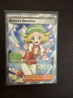 Pokemon Card TCG - Bianca's Devotion 197/162 Full Art Trainer Temporal Forces - Image 1