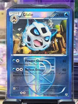 Pokemon Glalie 22/101 Plasma Blast LP Reverse Holo Uncommon Card - Image 1