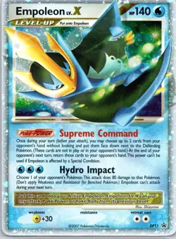 Empoleon LV.X Pokemon Card DP11 Holo Rare 2007 TCG DP Black Star Promo - Image 1