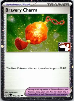 Bravery Charm Uncommon Prize Pack Series Cards 173/193 NM - Image 1