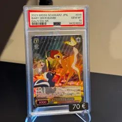 PSA 10 2023 WEISS SCHWARZ JP BABY DEER BAMBI DDS S104 SR 015 GRADED CARD - Image 1
