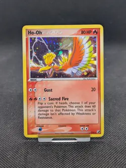 Pokemon Ho-Oh EX Unseen Forces 27/115 Holo Rare Card NM - Image 1