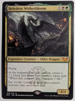 Beledros Witherbloom x1 Strixhaven School of Mages Magic the Gathering MTG LP/NM - Image 1