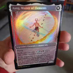 MTG Avatar Aang FOIL 2025 Prerelease Promo M Avatar: The Last Airbender 207 NM - Image 3