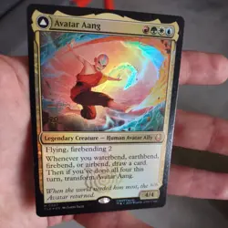 MTG Avatar Aang FOIL 2025 Prerelease Promo M Avatar: The Last Airbender 207 NM - Image 4