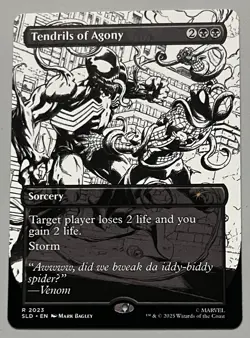 MTG Secret Lair Drop Tendrils of Agony Sorcery RARE REGULAR #2023 - Image 1