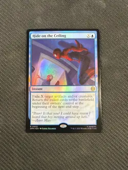 FOIL Hide on the Ceiling SPM 0032 Rare Magic the Gathering Marvel's Spider-Man - Image 1