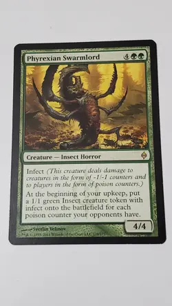 Phyrexian Swarmlord New Phyrexia Regular Rare Infect Creature - Image 1