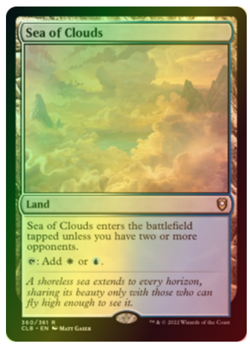 Sea of Clouds - FOIL - NM MTG CLB - Battle for Baldur's Gate 360/361 Rare - Image 1