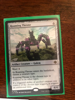 Roaming Throne Magic the Gathering foil from Lost Caverns of Ixalan not played - Image 1
