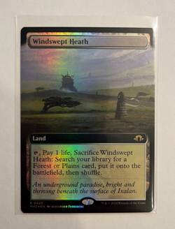 MTG - Modern Horizons 3 - Windswept Heath Borderless Foil - Rare 0466 - Image 1