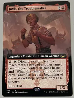 MTG Streets of New Capenna Jaxis Legendary Creature RARE REGULAR #425 - Image 1