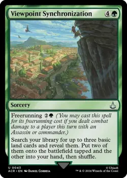 NM Foil Viewpoint Synchronization, MTG, Assassin's Creed, Magic, 43 - Image 1