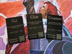 ***Food, Clue, Trasure Set*** Custom made MTG Aluminum Token - Image 2