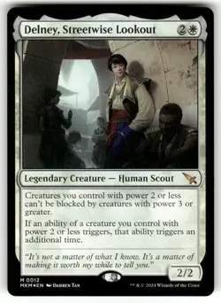 MTG Delney Streetwise Lookout #12 Murders At Karlov Manor Regular NM FOIL - Image 1