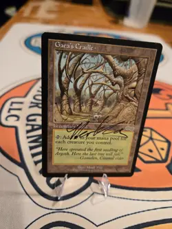 mtg gaea's cradle signed - Image 1