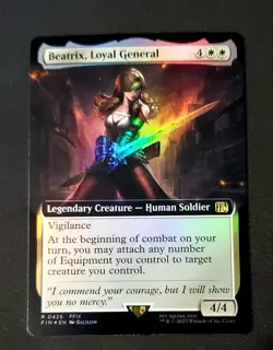 Beatrix, Loyal General (Extended Art) Final Fantasy Foill Mint #0426 🔥 - Image 1