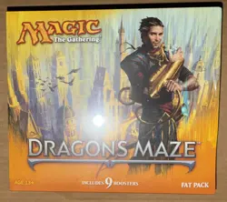 MTG Magic the Gathering DRAGONS MAZE FAT PACK NEW SEALED - Image 1